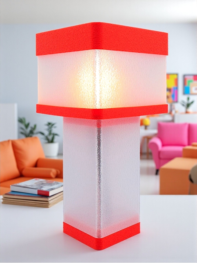 Maelle – Lampe à poser en impression 3D – Disponible en toutes couleurs POP