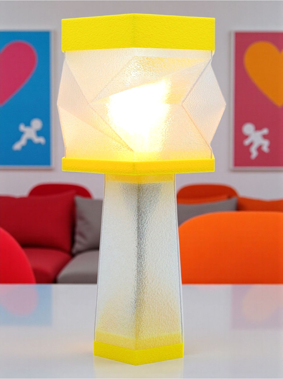 Élise – Lampe à poser design, POP, Équilibre