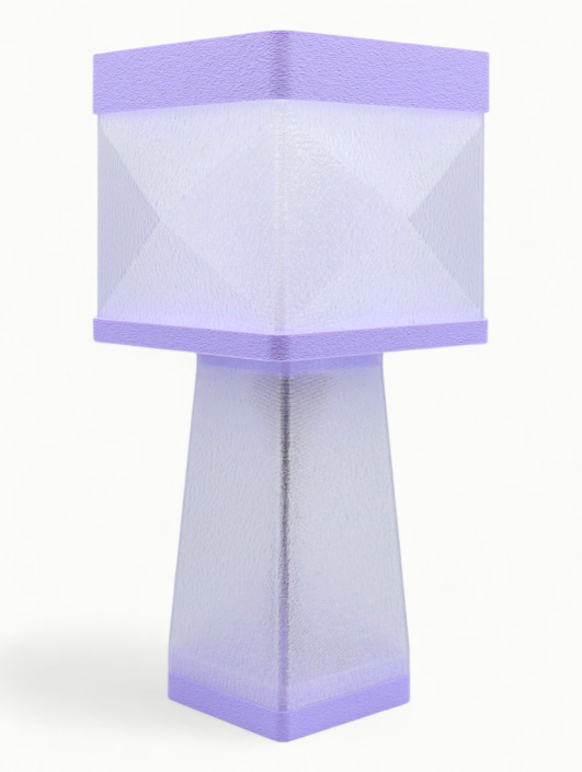 Isabelle – Lampe à poser design, Couleurs PASTEL, Équilibre – Luminaire haut de gamme en impression 3D