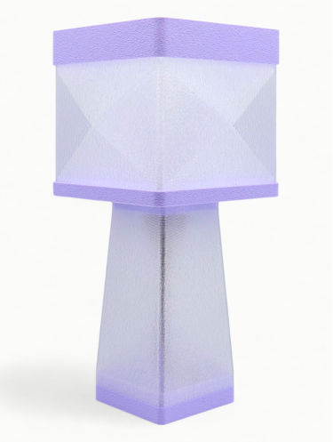 Isabelle – Lampe à poser design, Couleurs PASTEL, Équilibre – Luminaire haut de gamme en impression 3D