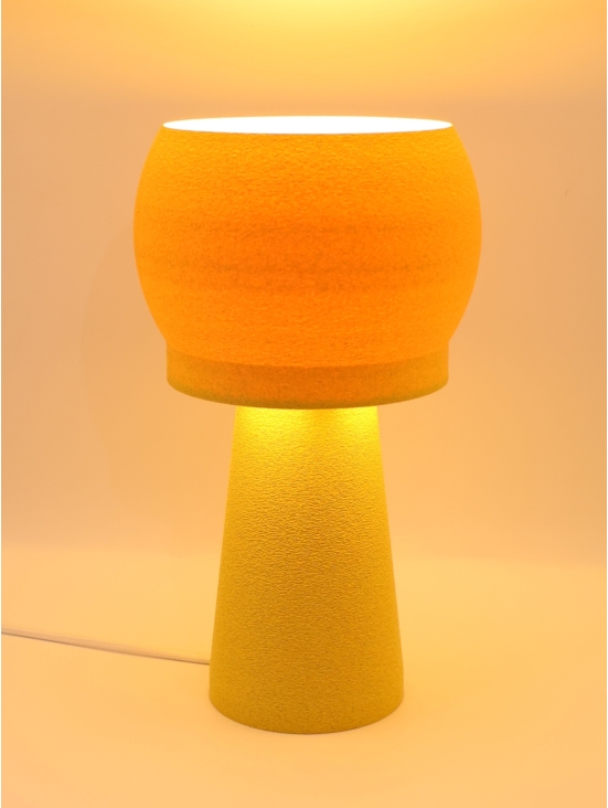 Lampe à poser Noemie – Design granit, lumière douce, fabrication française