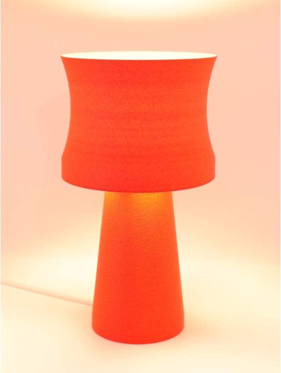 Lampe à poser Agathe – Lampe granit courbe, design et fabrication française