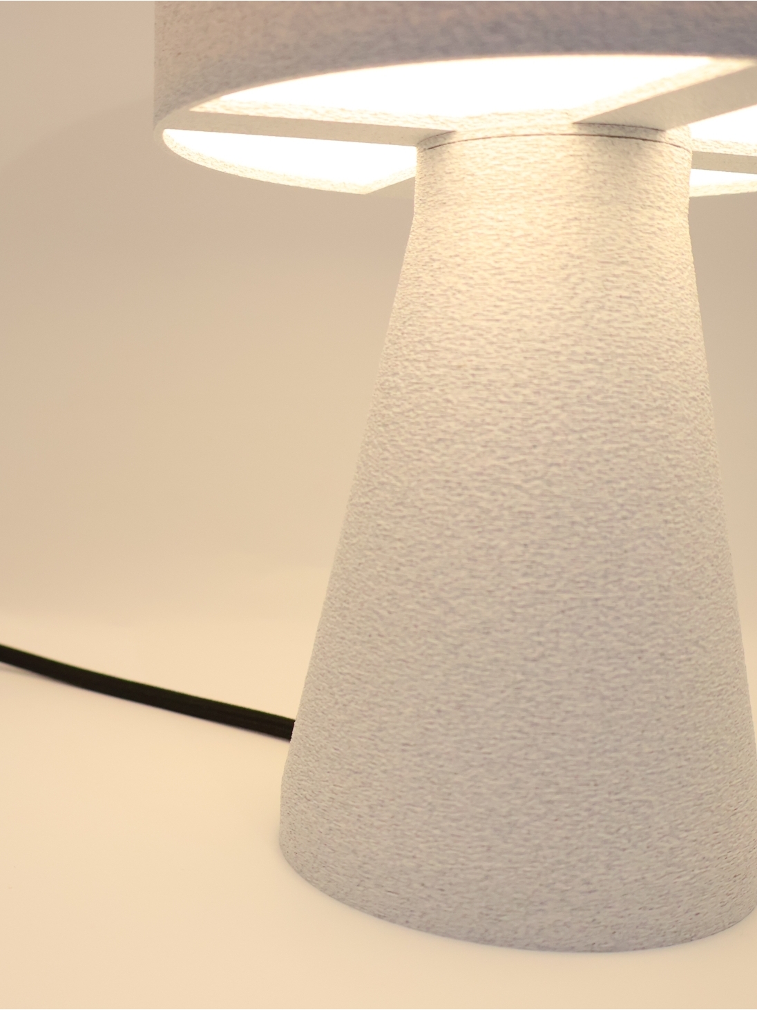 Lampe à poser Albane – Lampe granit cylindrique, design minimaliste