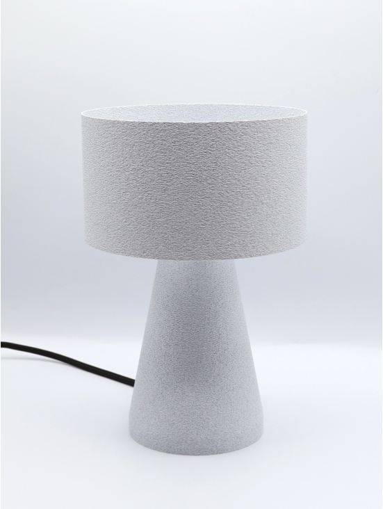 Lampe à poser Albane – Lampe granit cylindrique, design minimaliste