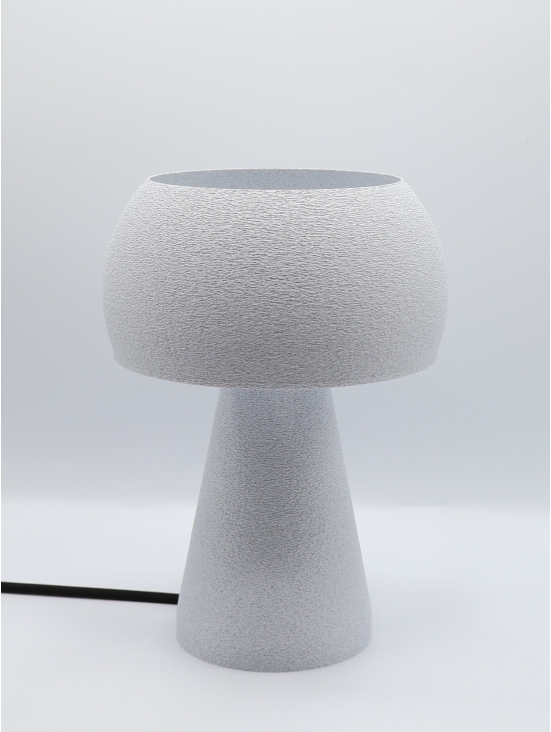 Lampe à poser Agnès – Lampe granit arrondie, lumière douce