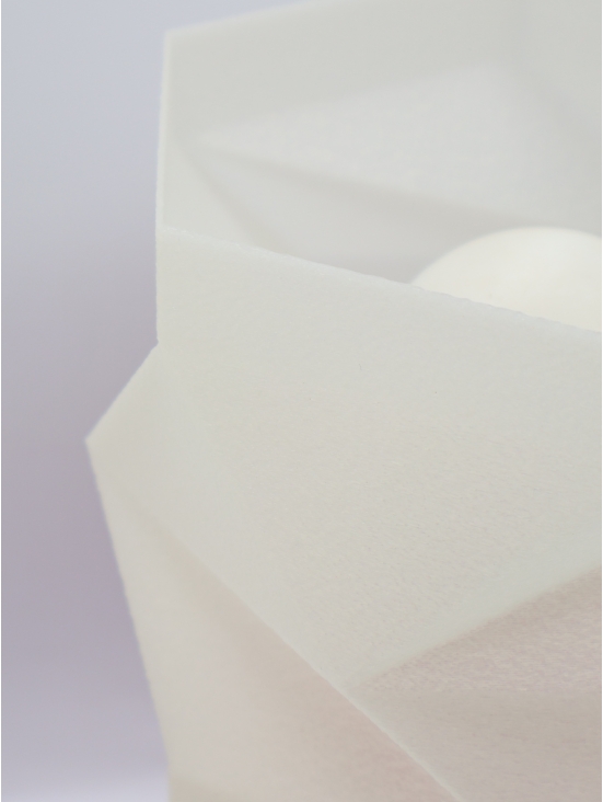 Lampe à poser Élise – Abat-jour coquilles Saint-Jacques & base granit