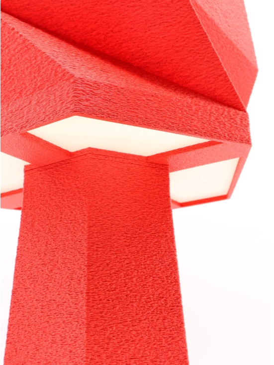 Lampe à poser Alizée – Design facetté granit, fabrication française