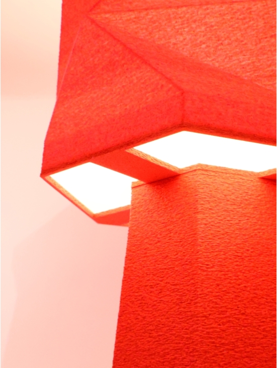 Lampe à poser Alizée – Design facetté granit, fabrication française