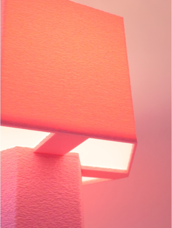 Romy Pastel – Lampe à poser design hexagonale, taille Essentiel