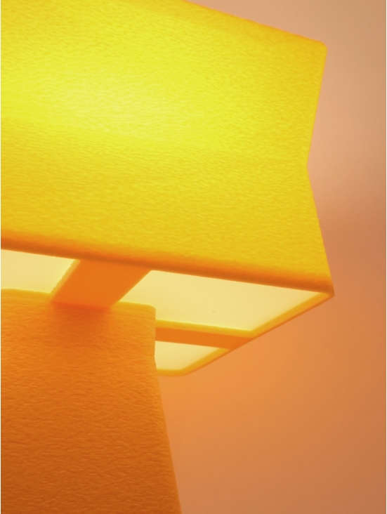 Adèle Pastel – Lampe à poser design carrée, taille Essentiel