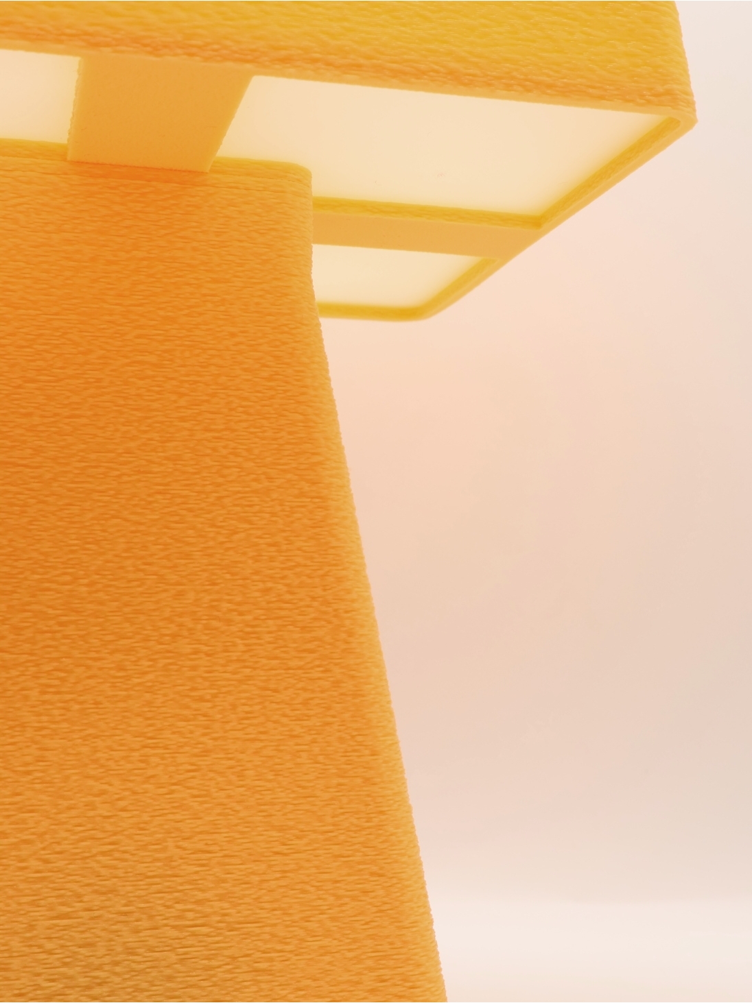 Adèle Pastel – Lampe à poser design carrée, taille Essentiel