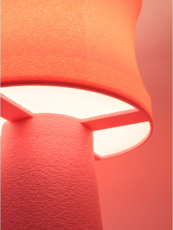 Agathe Pastel – Lampe à poser design courbe, taille Équilibre