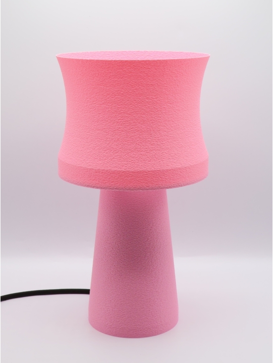 Agathe Pastel – Lampe à poser design courbe, taille Équilibre