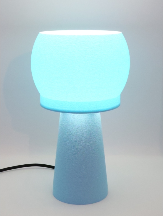 Noémie Pastel – Lampe à poser design arrondie, taille Équilibre