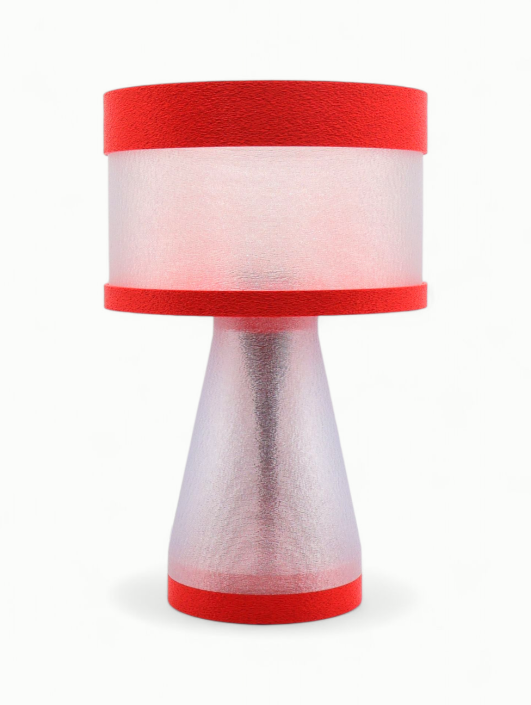 Meredith – Lampe à poser design finition Granit – Disponible en plusieurs couleurs