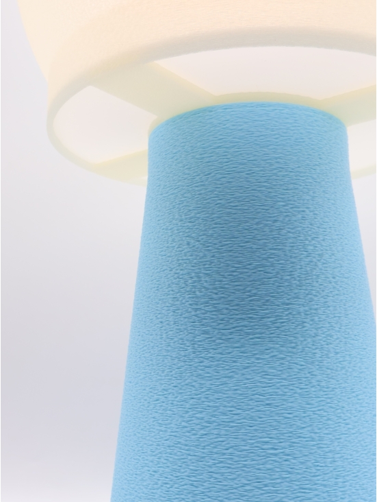 Clémence – Lampe à poser dôme crème coquilles Saint-Jacques & pied Pastel, taille Équilibre