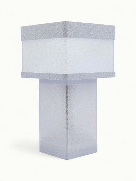Priscilla – Lampe à poser design finition Granit – Disponible en plusieurs couleurs