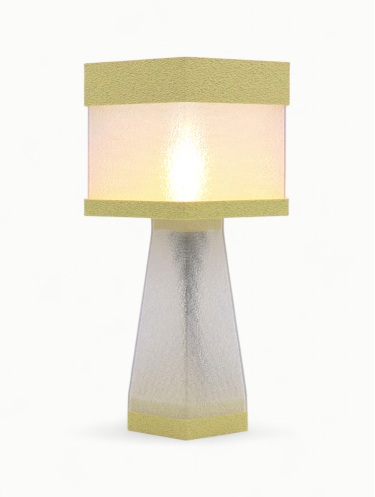 Aline – Lampe à poser design finition Granit – Disponible en plusieurs couleurs