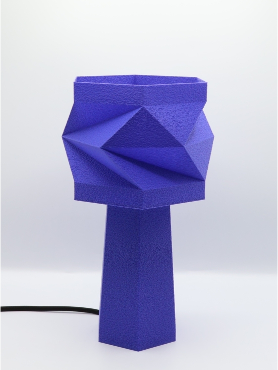 Lampe de designer, gamme Pop, couleur bleue