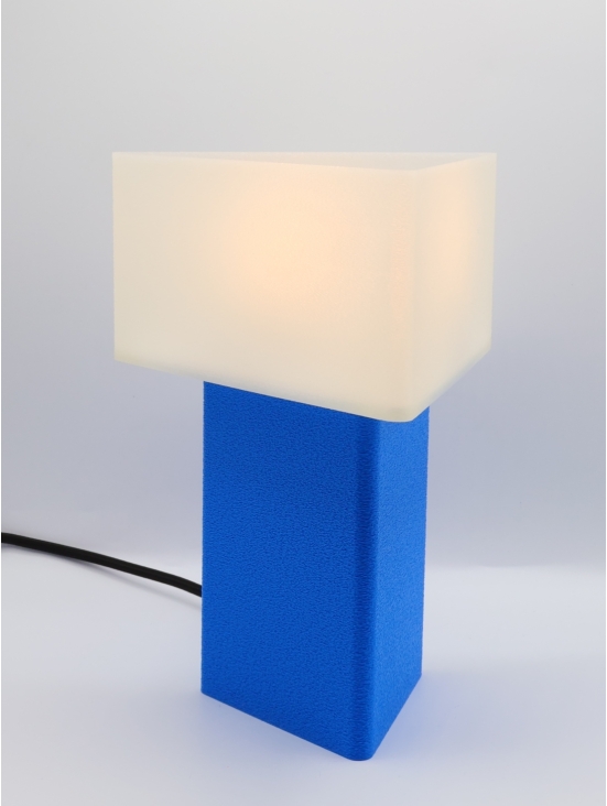 Lampe à poser Maëlle Essentiel – Halo crème apaisant & touche Pop colorée