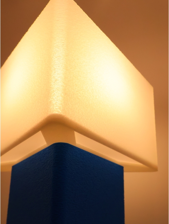 Lampe à poser Maëlle Essentiel – Halo crème apaisant & touche Pop colorée