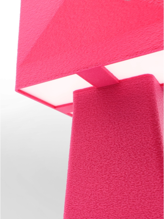 Lampe à poser Léonie Pop Équilibre – Carré facetté & couleurs Pop