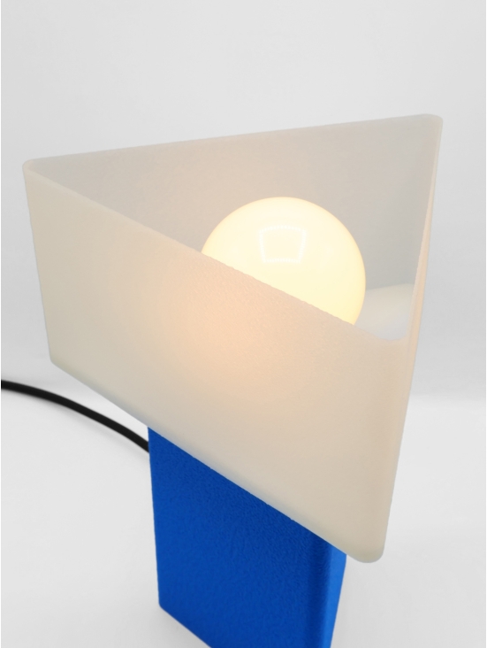 Lampe à poser Maëlle Essentiel – Halo crème apaisant & touche Pop colorée