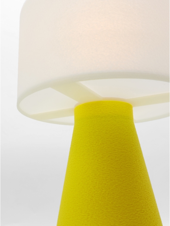 Lampe à poser Meredith Essentiel – Halo crème réconfortant & touche Pop colorée