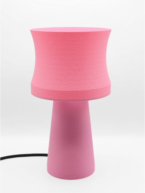 Agathe Pastel – Lampe à poser design courbe, taille Équilibre