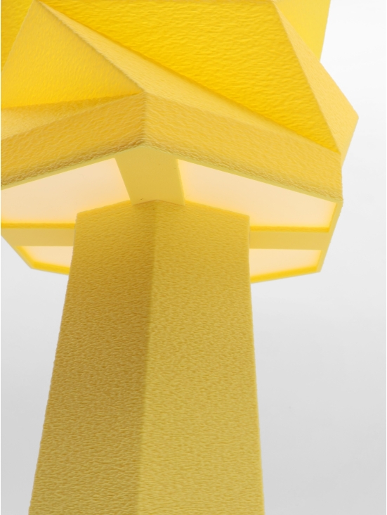 Alizée Pastel – Lampe à poser design facettée, taille Équilibre