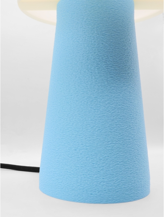 Clémence – Lampe à poser dôme crème coquilles Saint-Jacques & pied Pastel, taille Équilibre