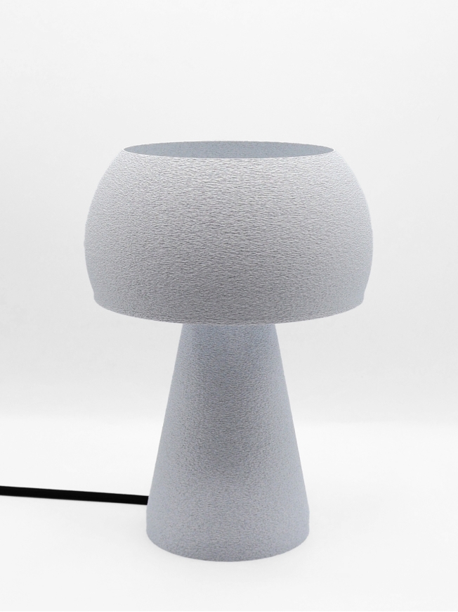 Lampe à poser Agnès – Lampe granit arrondie, lumière douce