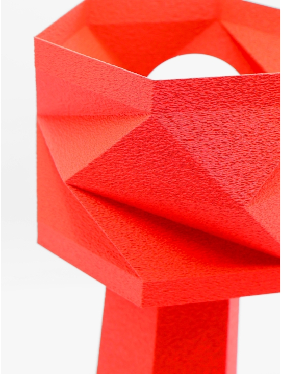 Lampe à poser Alizée – Design facetté granit, fabrication française