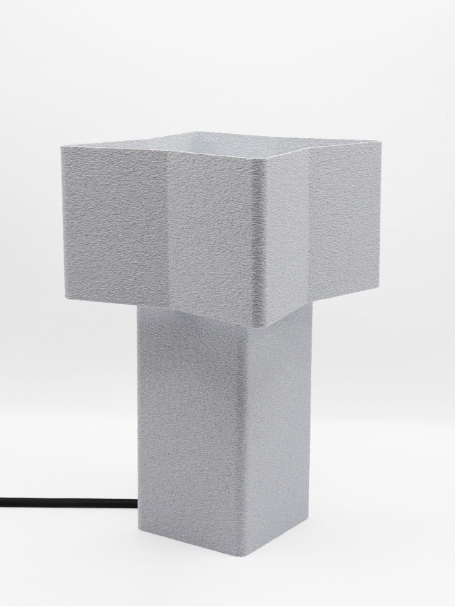 Lampe à poser Odile – Lampe granit sculpturale, design contemporain