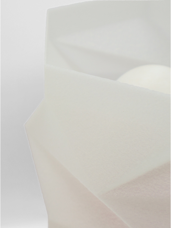 Lampe à poser Élise – Abat-jour coquilles Saint-Jacques & base granit