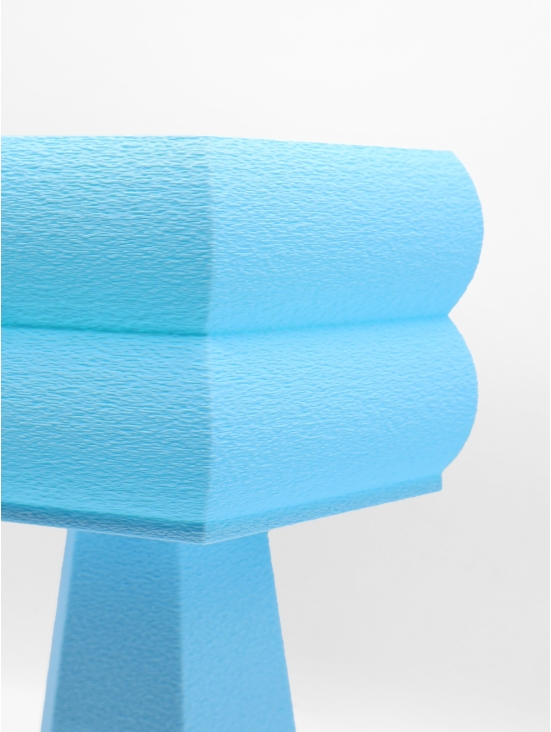 Thaïs pastel – Lampe à poser design hexagonale, taille Essentiel