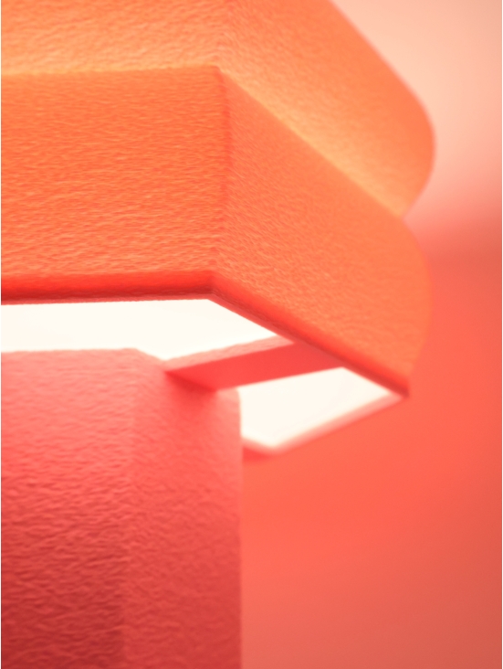 Romy Pastel – Lampe à poser design hexagonale, taille Essentiel