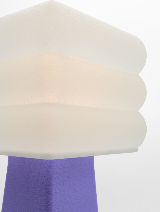 Isabelle – Lampe à poser Pastel | Abat-jour coquilles Saint-Jacques