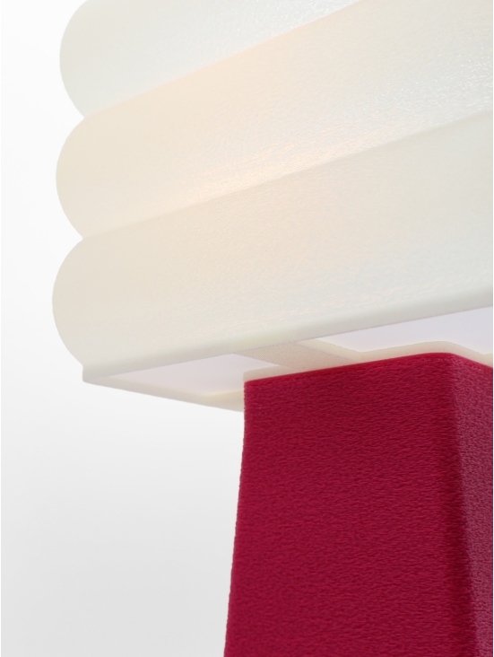 Isabelle Équilibre – Lampe à poser design Pop | Abat-jour coquilles Saint-Jacques