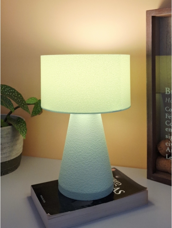 Albane Pastel – Lampe à poser design cylindrique, taille Essentiel