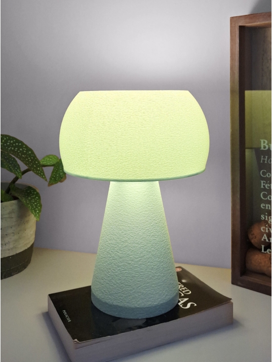 Agnès Pastel – Lampe à poser design champignon, taille Essentiel