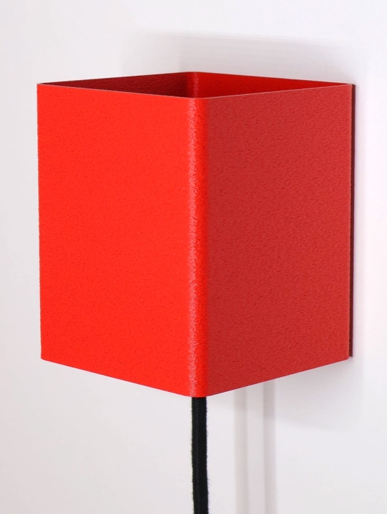 Applique murale design Édith – Finition granit – Fabrication 3D en France