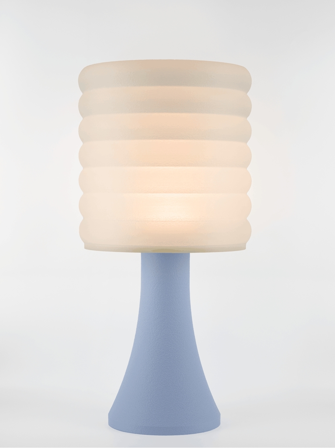Micheline – Lampe pastel bleu, extra large