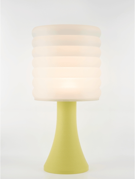 Micheline – Lampe pastel jaune, extra large