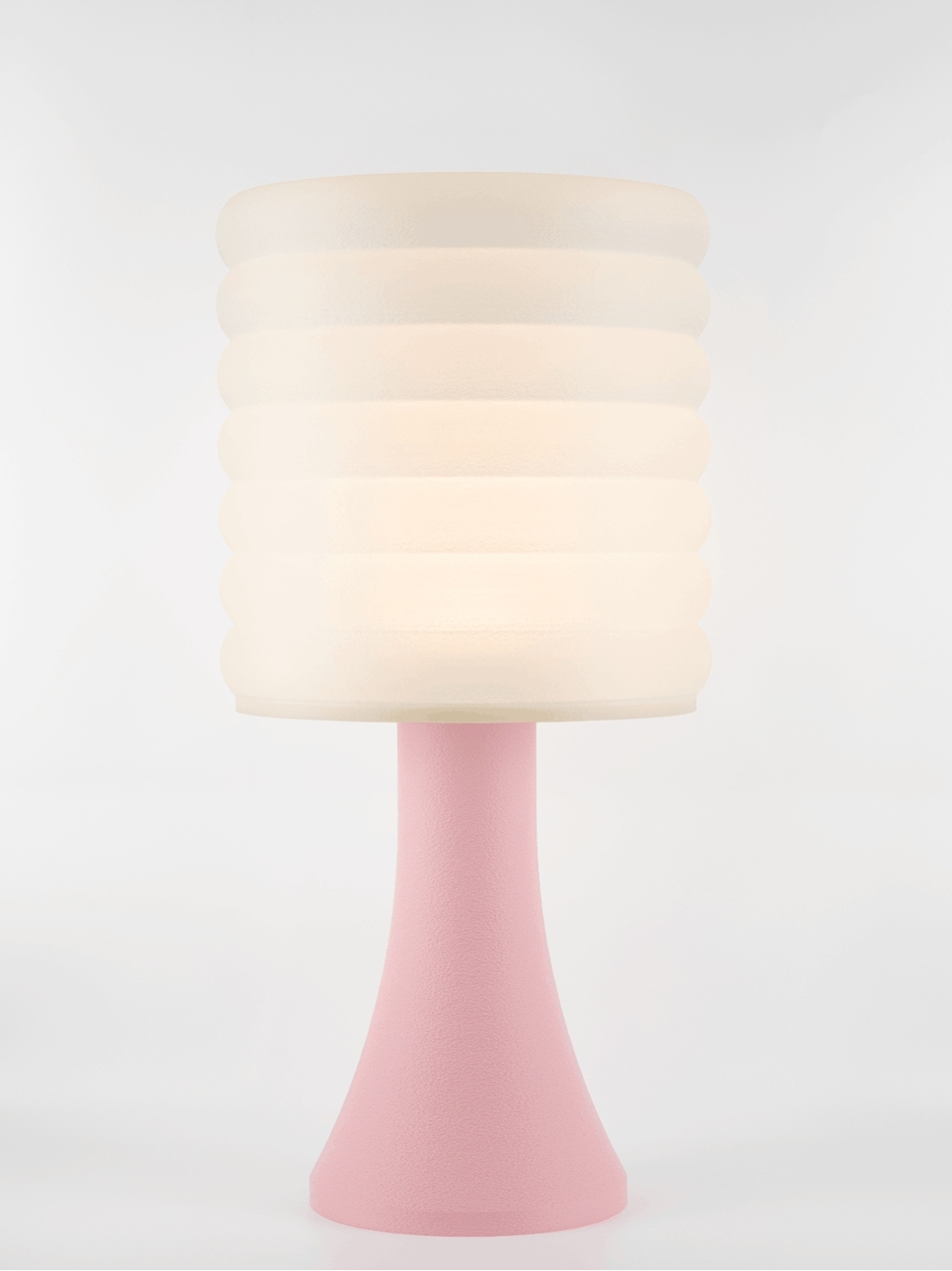 Micheline – Lampe pastel rose, extra large