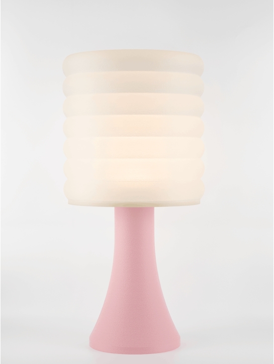 Micheline – Lampe pastel rose, extra large