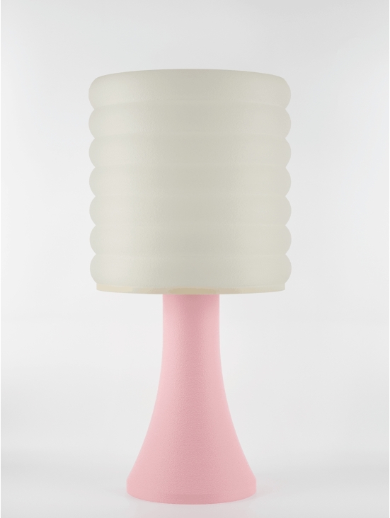 Micheline – Lampe pastel rose, extra large