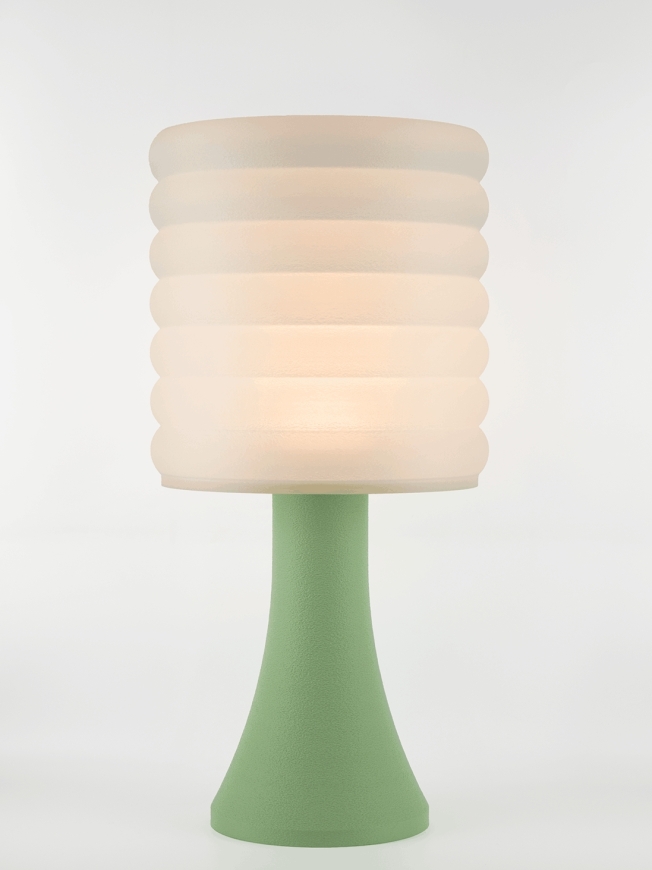 Micheline – Lampe pastel verte, extra large