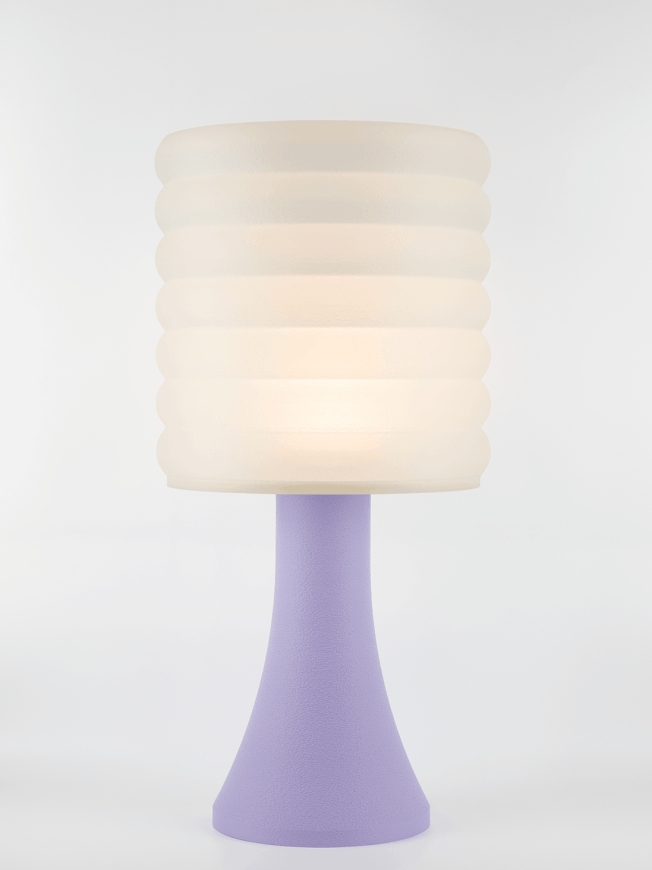 Micheline – Lampe pastel lilas, extra large