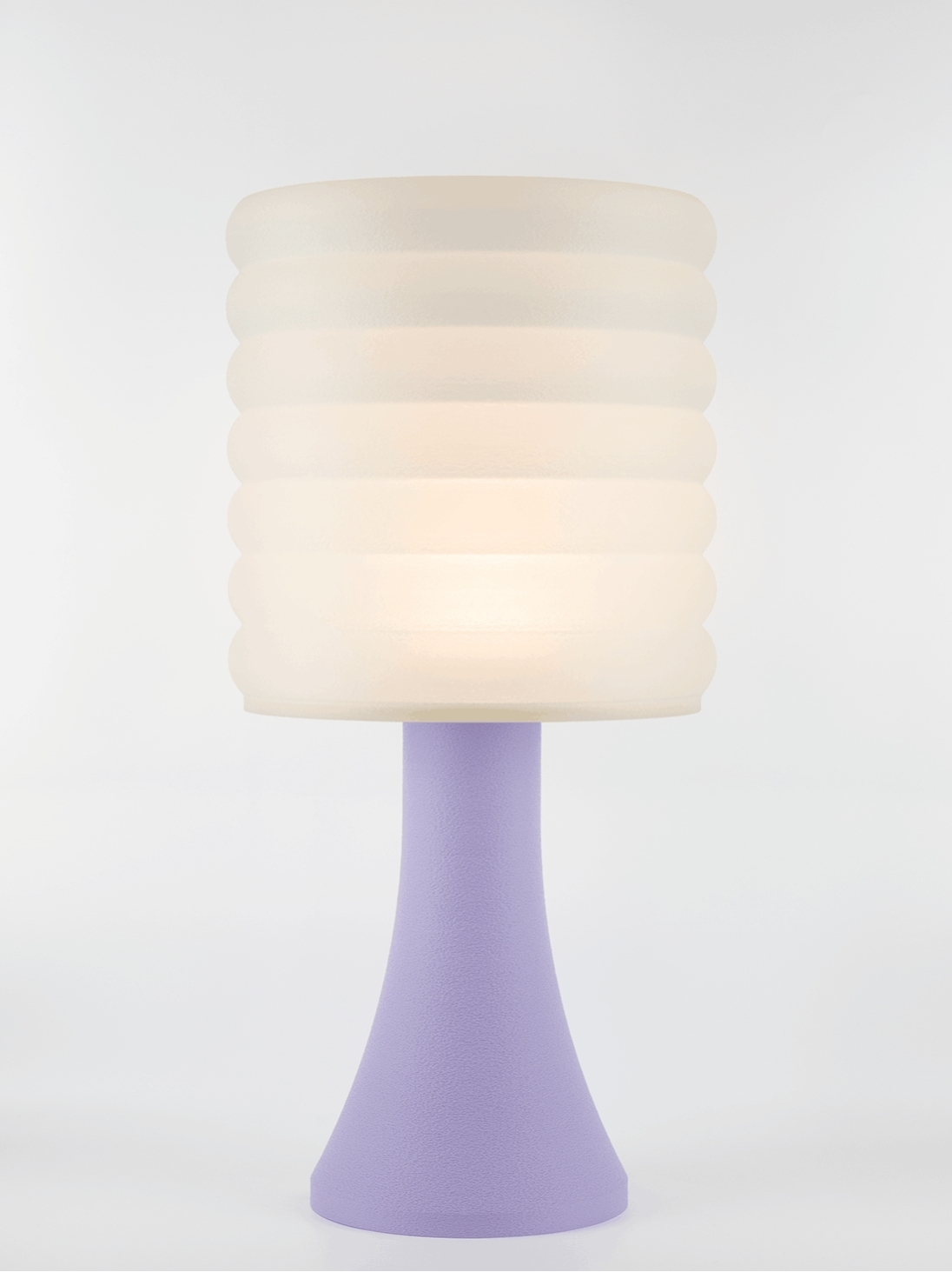 Micheline – Lampe pastel lilas, extra large
